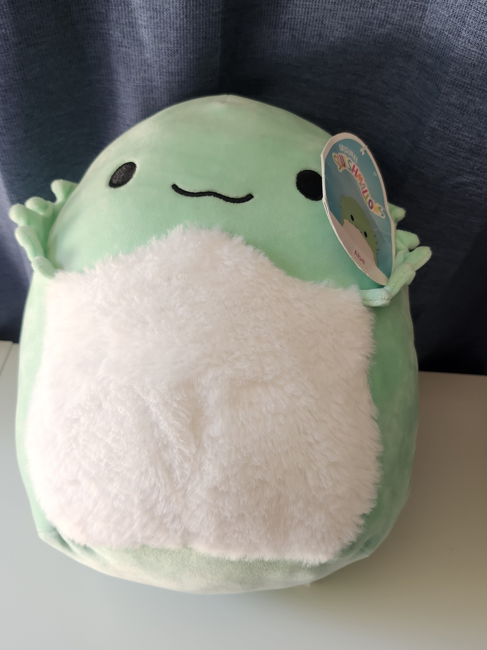 Squishmallow Abe The Bearded Dragon 11" Teal Blue Green Plush Kellytoys RETIRED